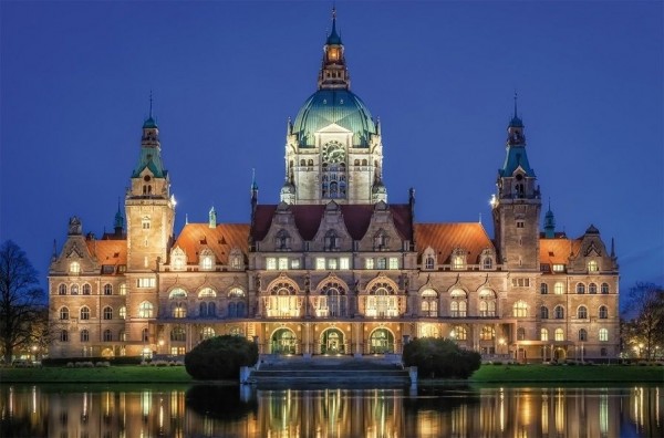 Rathaus von Hannover, Keilrahmen 78x118 cm